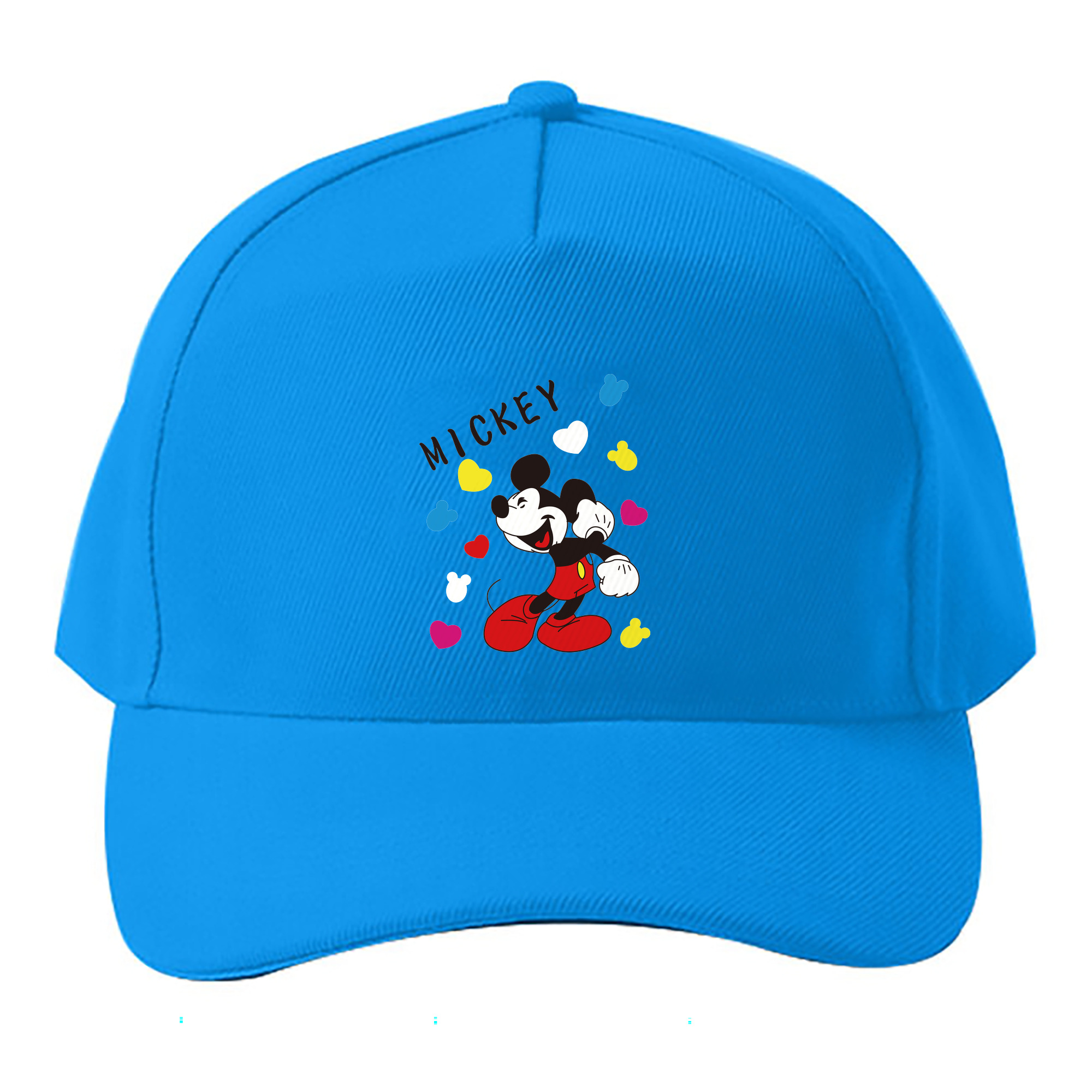 （画像用） ミッキーマウス Mickey Mouse ベースボールキャップ 綿100％ 男女兼用 帽子 スポーツ